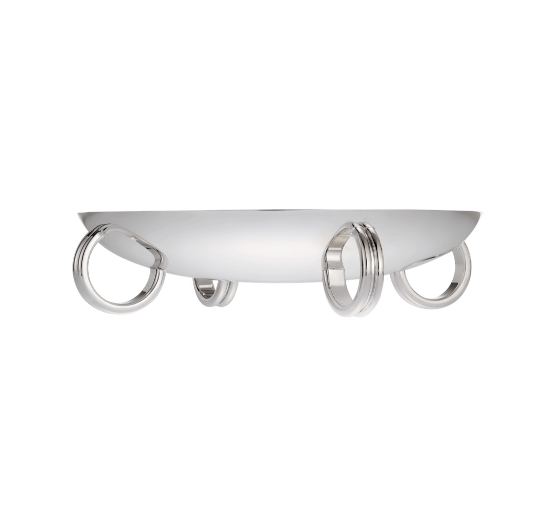 Christofle Four Ring Centerpiece Fjerdingstad Silver Plated