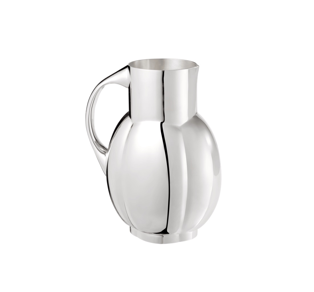 Christofle Four Part Water Pitcher Normand Fjerdingstad Silver Plated