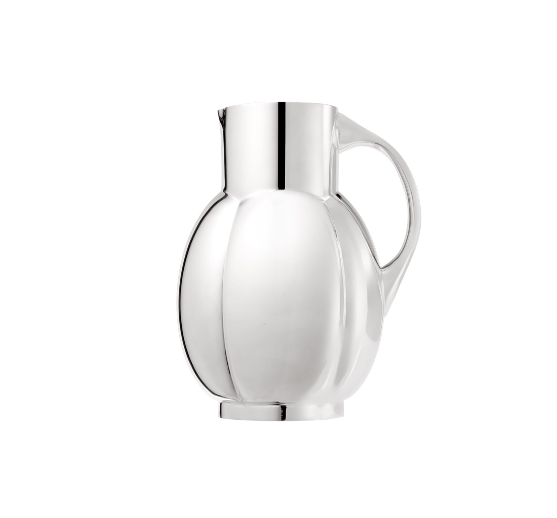 Christofle Four Part Water Pitcher Normand Fjerdingstad Silver Plated