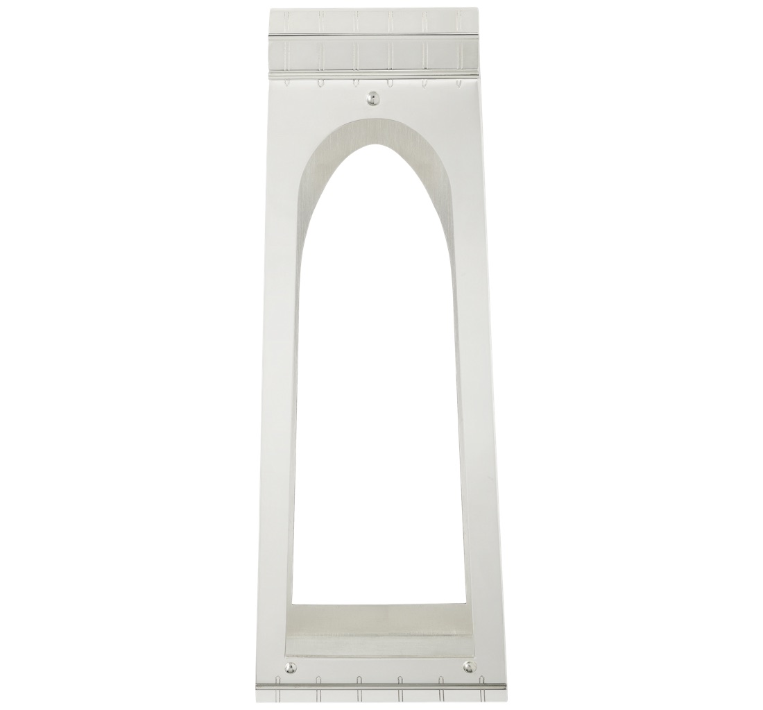 Christofle Wine Bottle Holder Graphik Silver Plated
