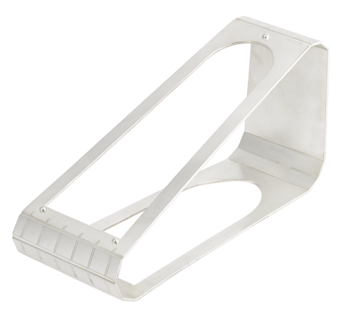 Christofle Wine Bottle Holder Graphik Silver Plated