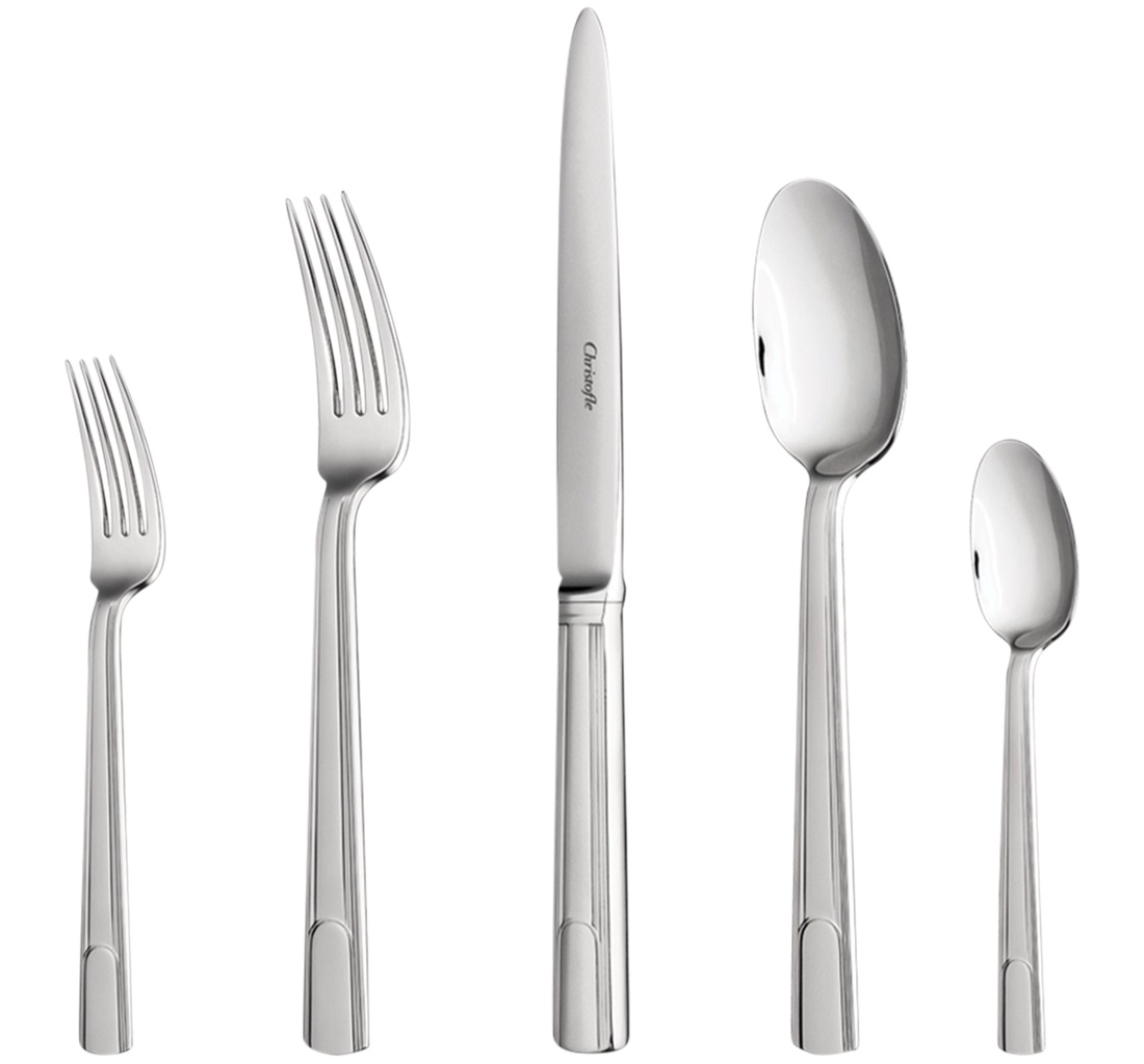 Christofle Flatware Set For 6 People 36 Pieces Hudson Stainless Stee