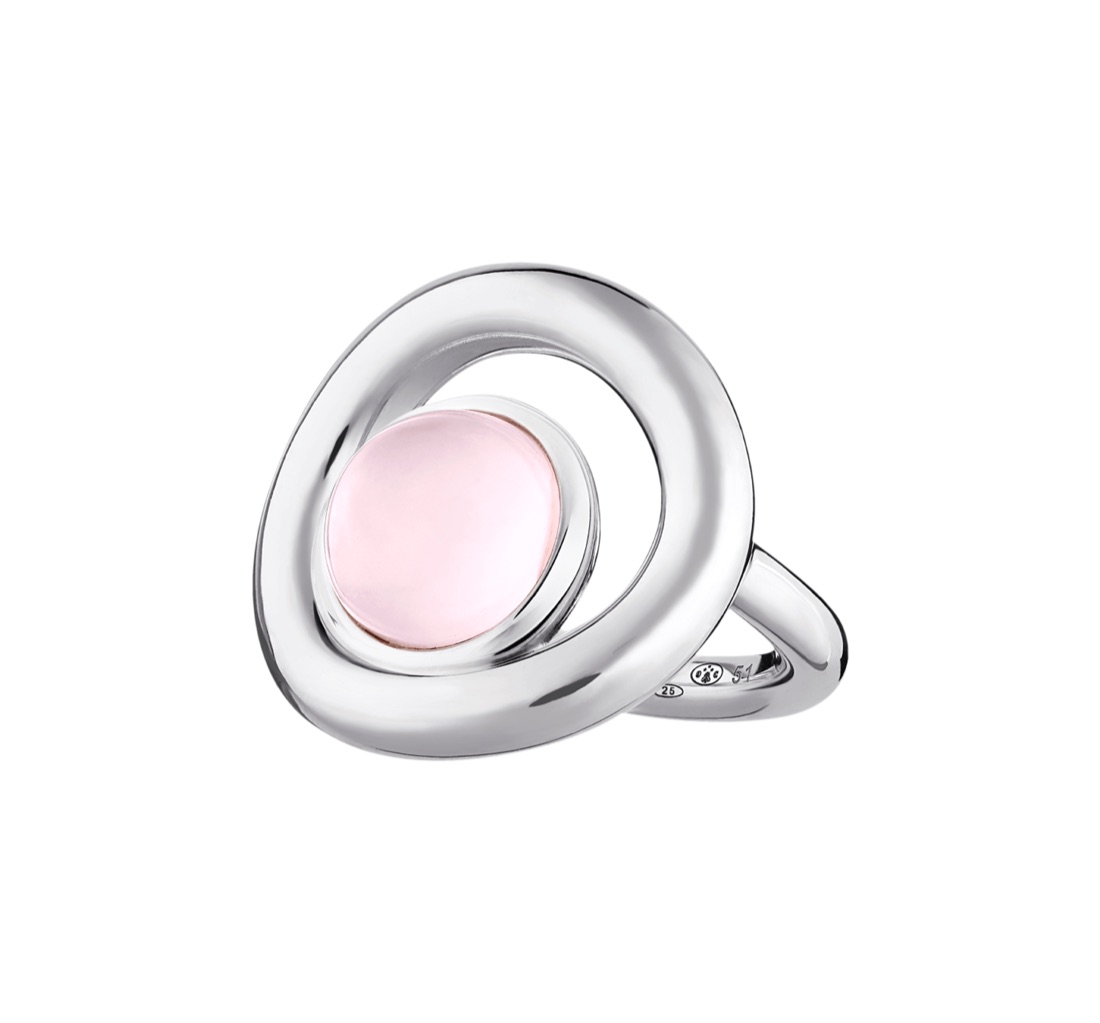 Кольцо Idole de Christofle Cabochon, серебро 925