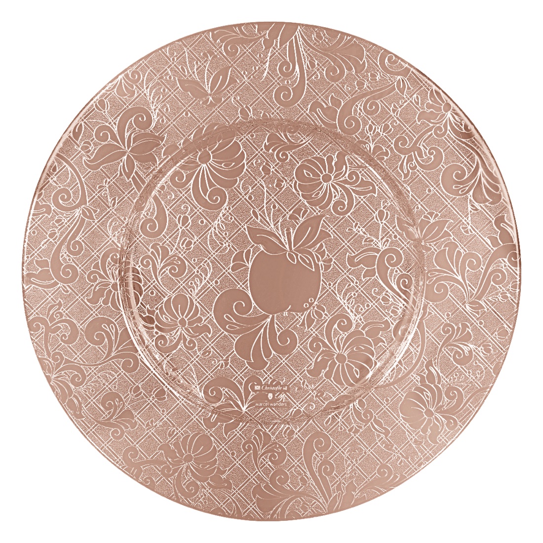 Christofle Underplate Jardin D Eden Silver Plated Pink Dt