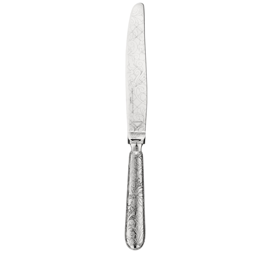 Christofle Dinner Knife Jardin D Eden Sterling Silver