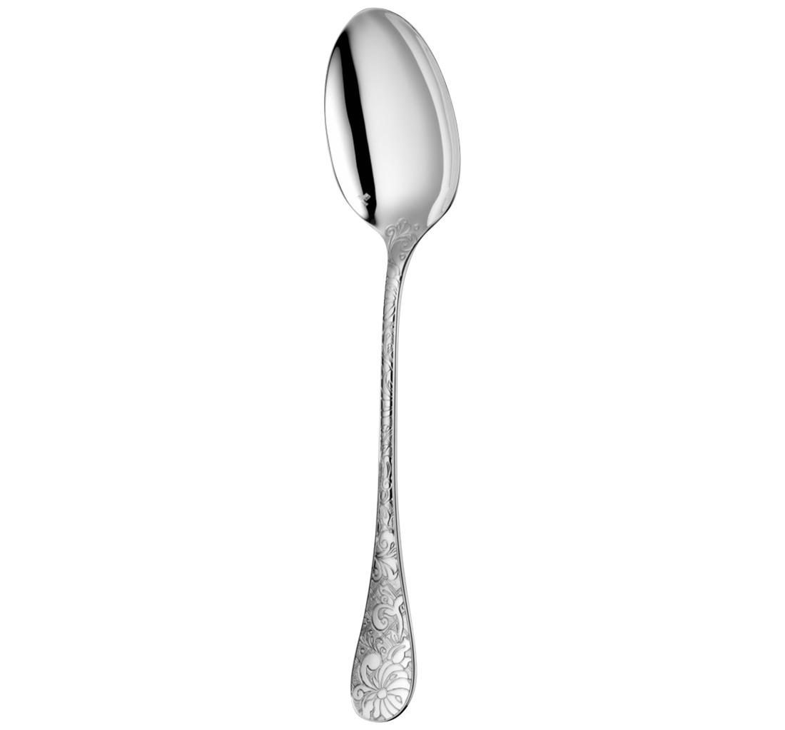 Christofle Serving Spoon Jardin D Eden Sterling Silver