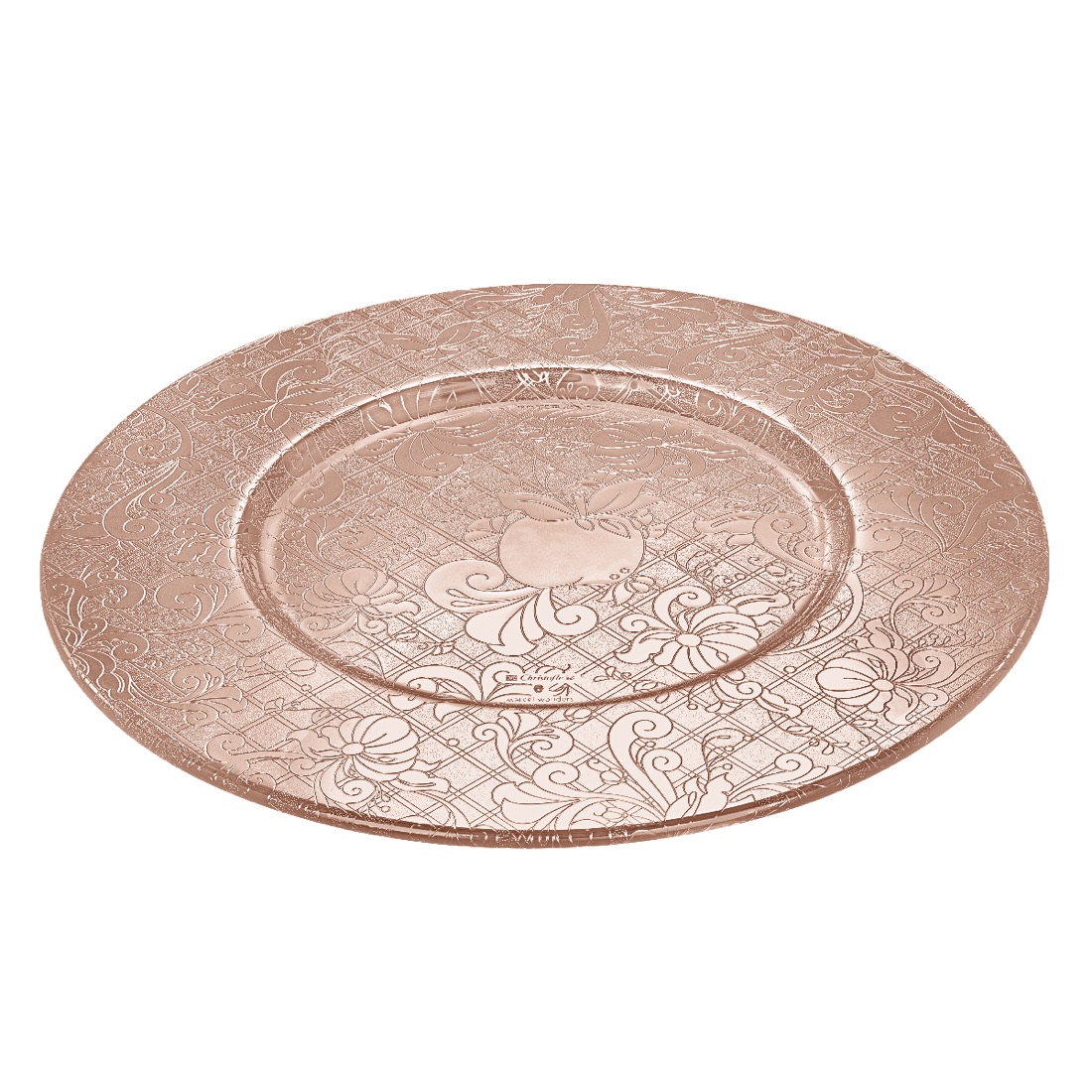 Christofle Underplate Jardin D Eden Silver Plated Pink Dt
