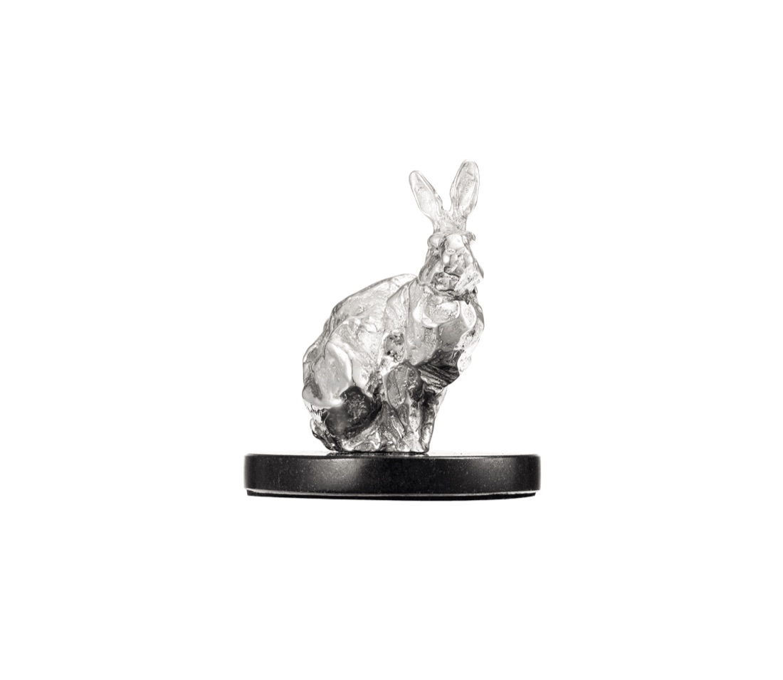 Christofle Sitting Rabbit Sterling Silver Haute Orfevrerie