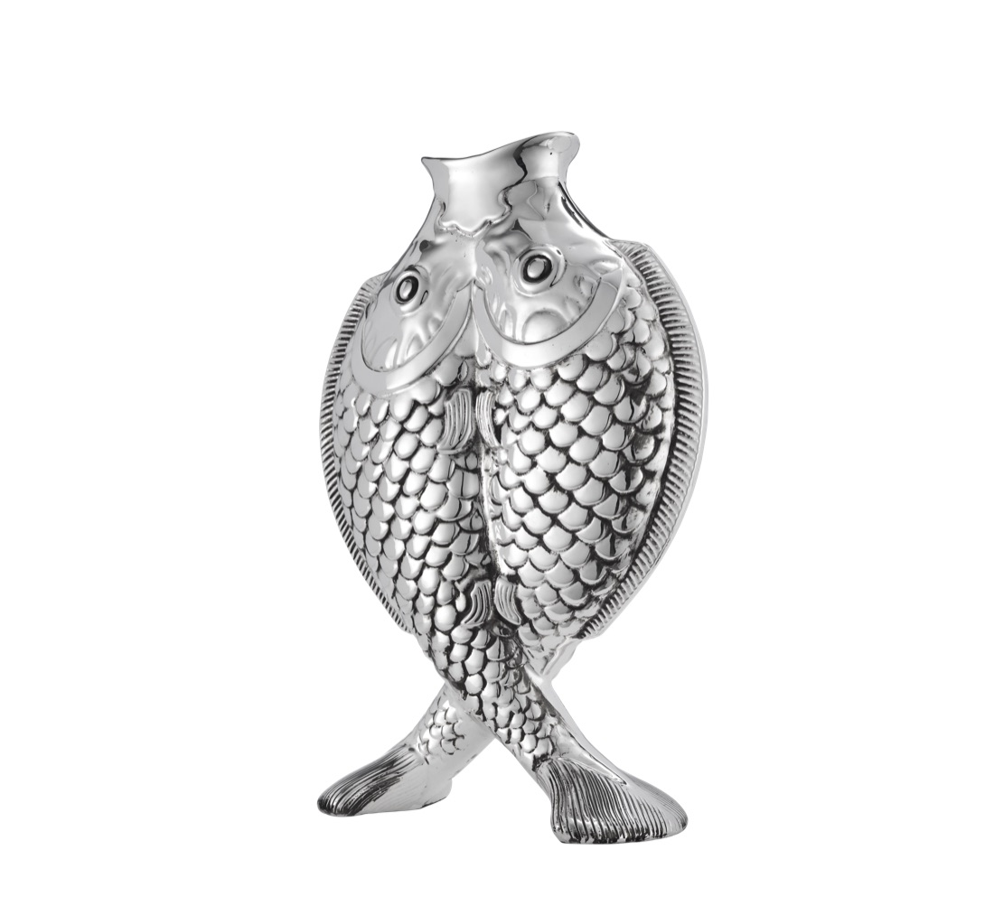Christofle Fish Shape Vase Les Collections Historiques Silver Plated