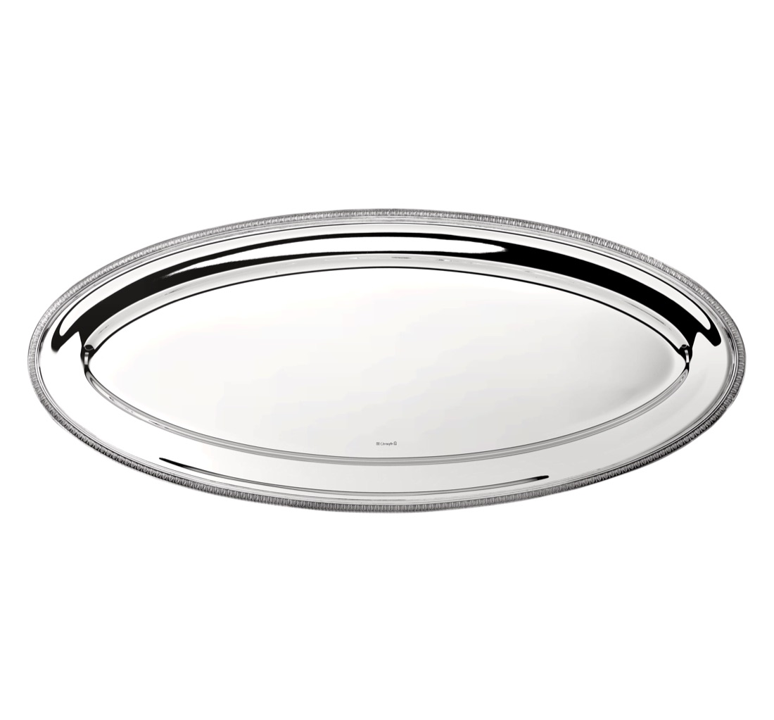 Christofle Fish Platter Malmaison Silver Plated