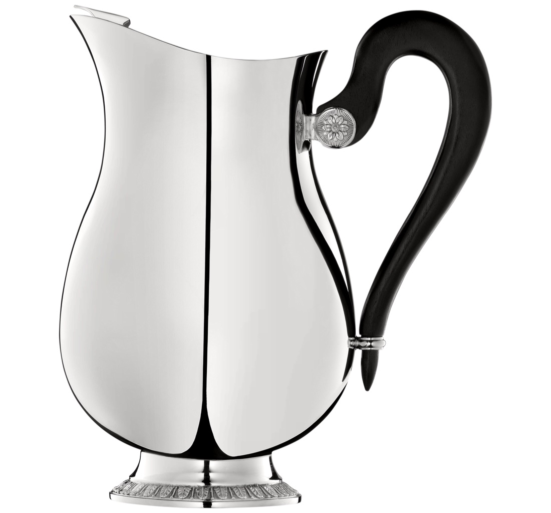 Christofle Water Pitcher Malmaison Silver Plated