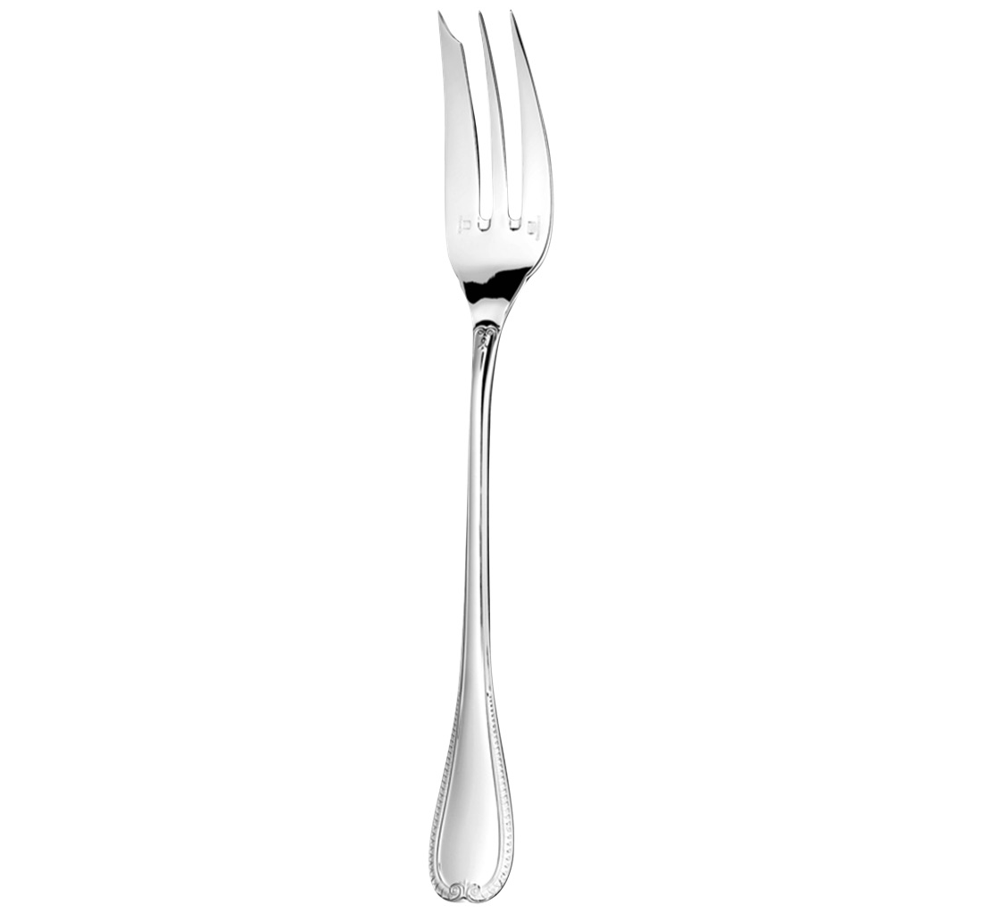 Christofle Serving Fork Malmaison Sterling Silver