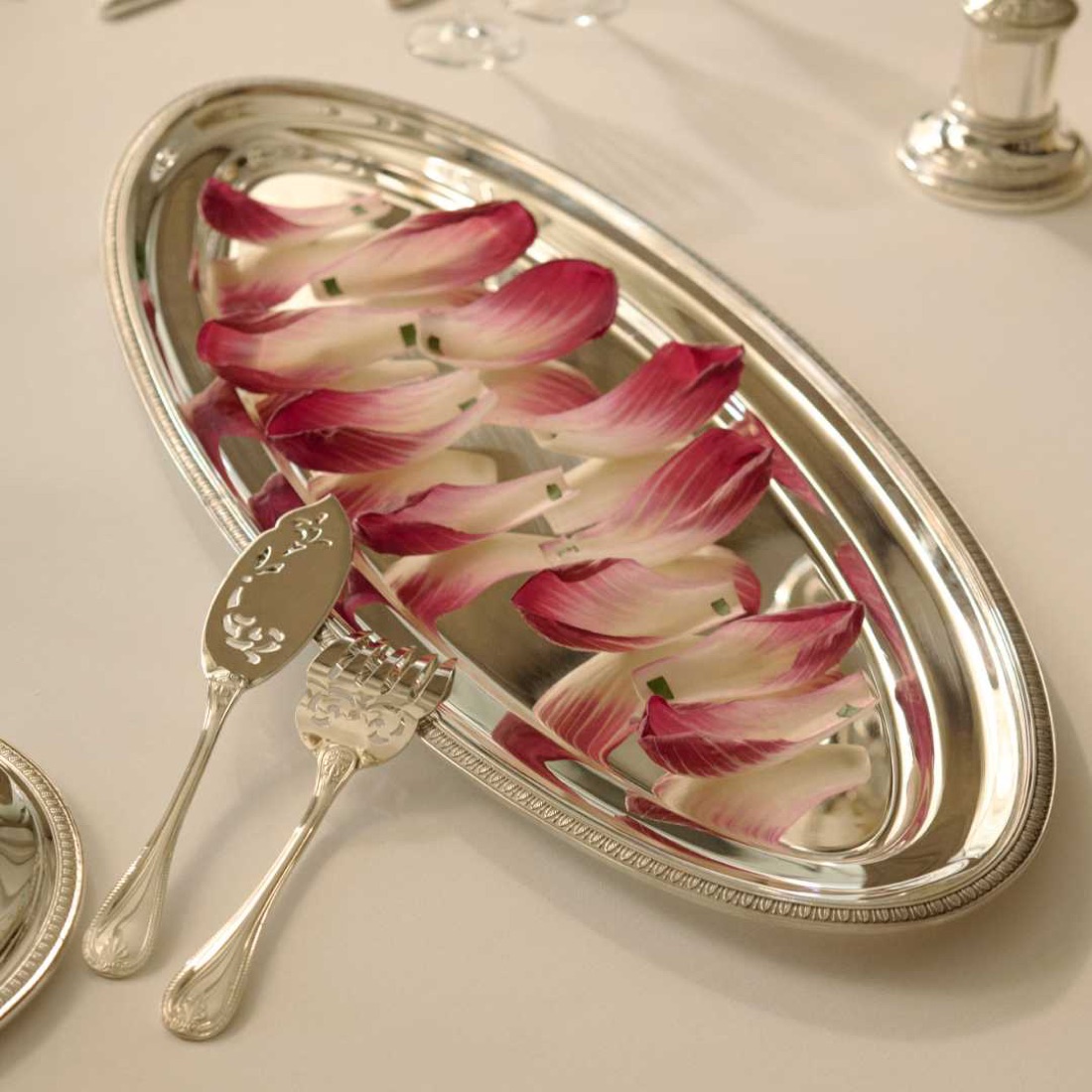 Christofle Fish Platter Malmaison Silver Plated