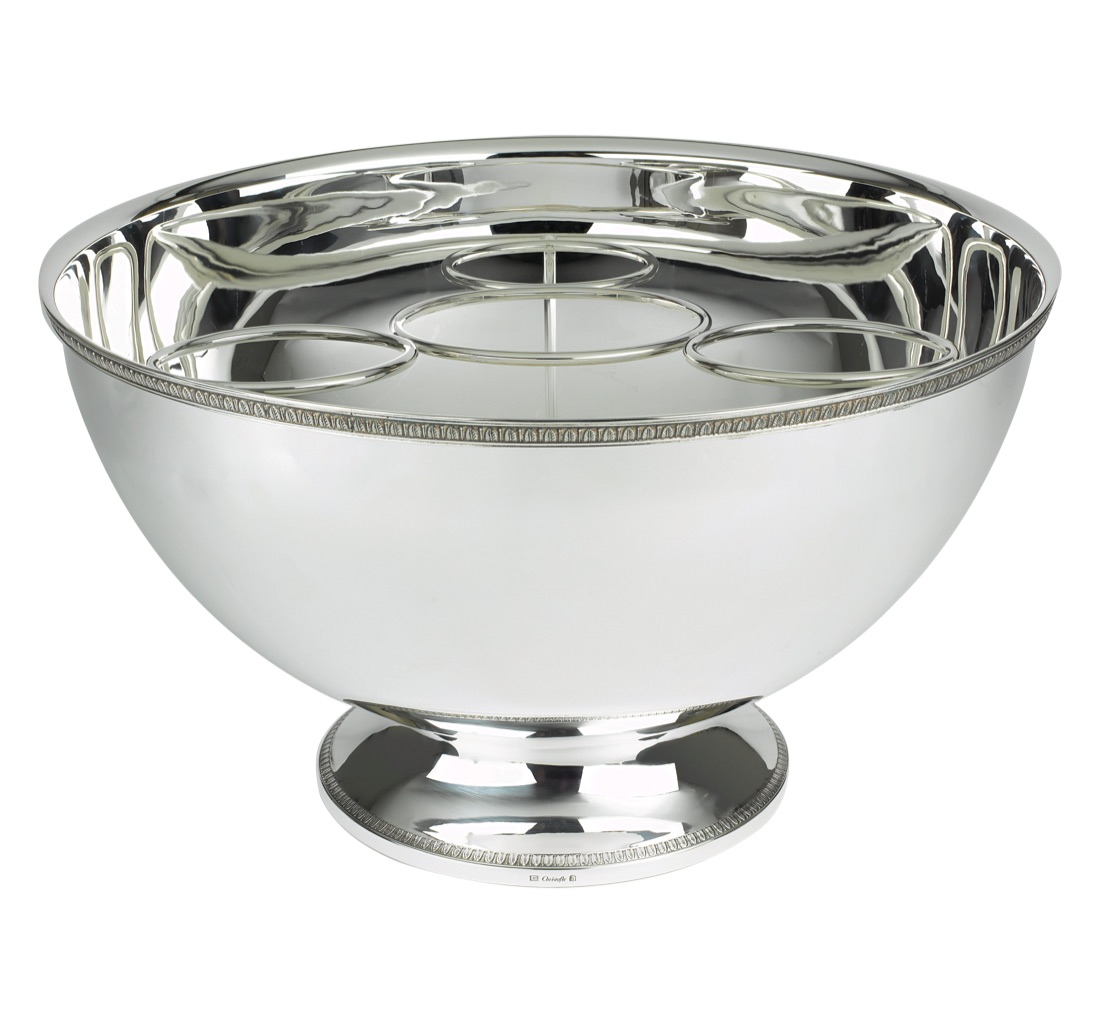 Christofle Punch Bowl Malmaison Silver Plated