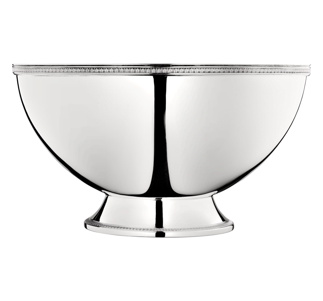 Christofle Punch Bowl Malmaison Silver Plated