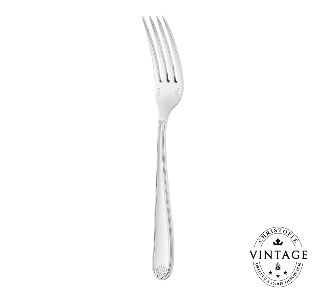 Christofle Flatware Set For 12 People 48 Pieces Marot Silvered