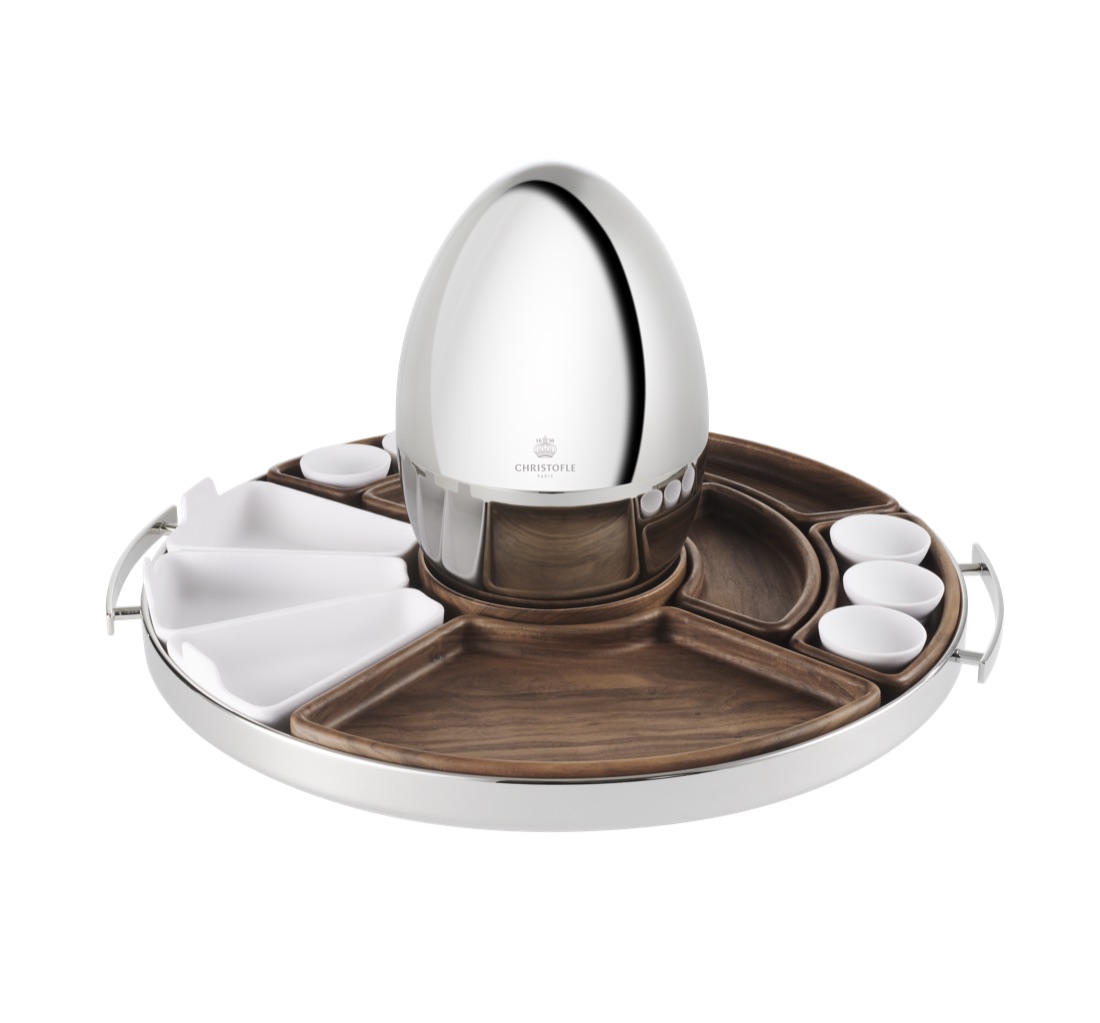 Christofle Mood Asia Tray Mood By Stainless Steel