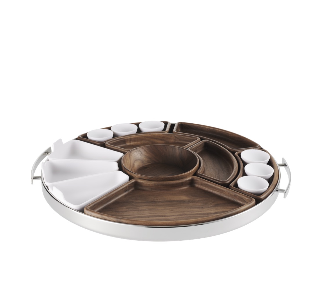 Christofle Mood Asia Tray Mood By Stainless Steel