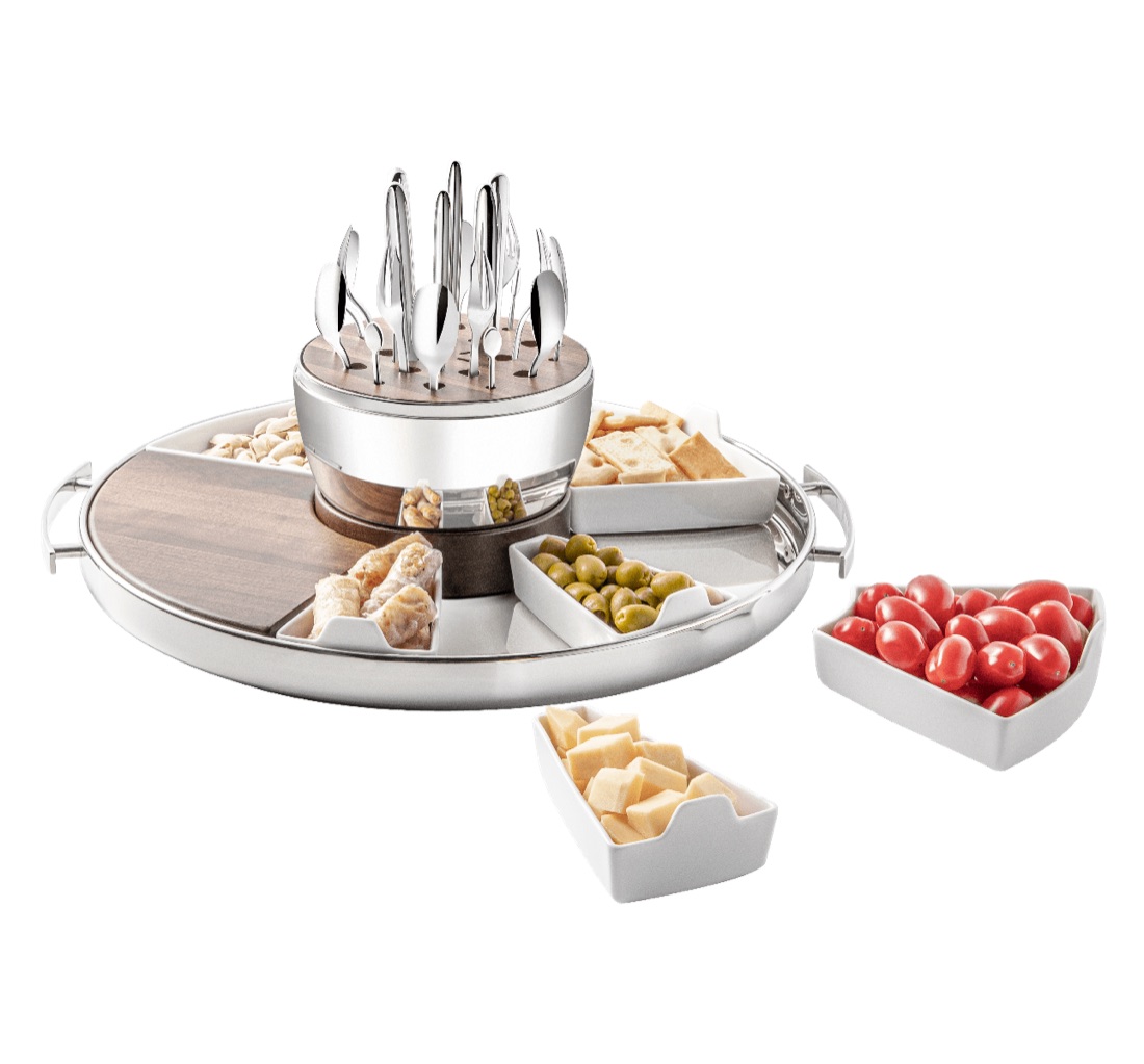 Christofle Mood Party Tray Mood Party Stainless Steel