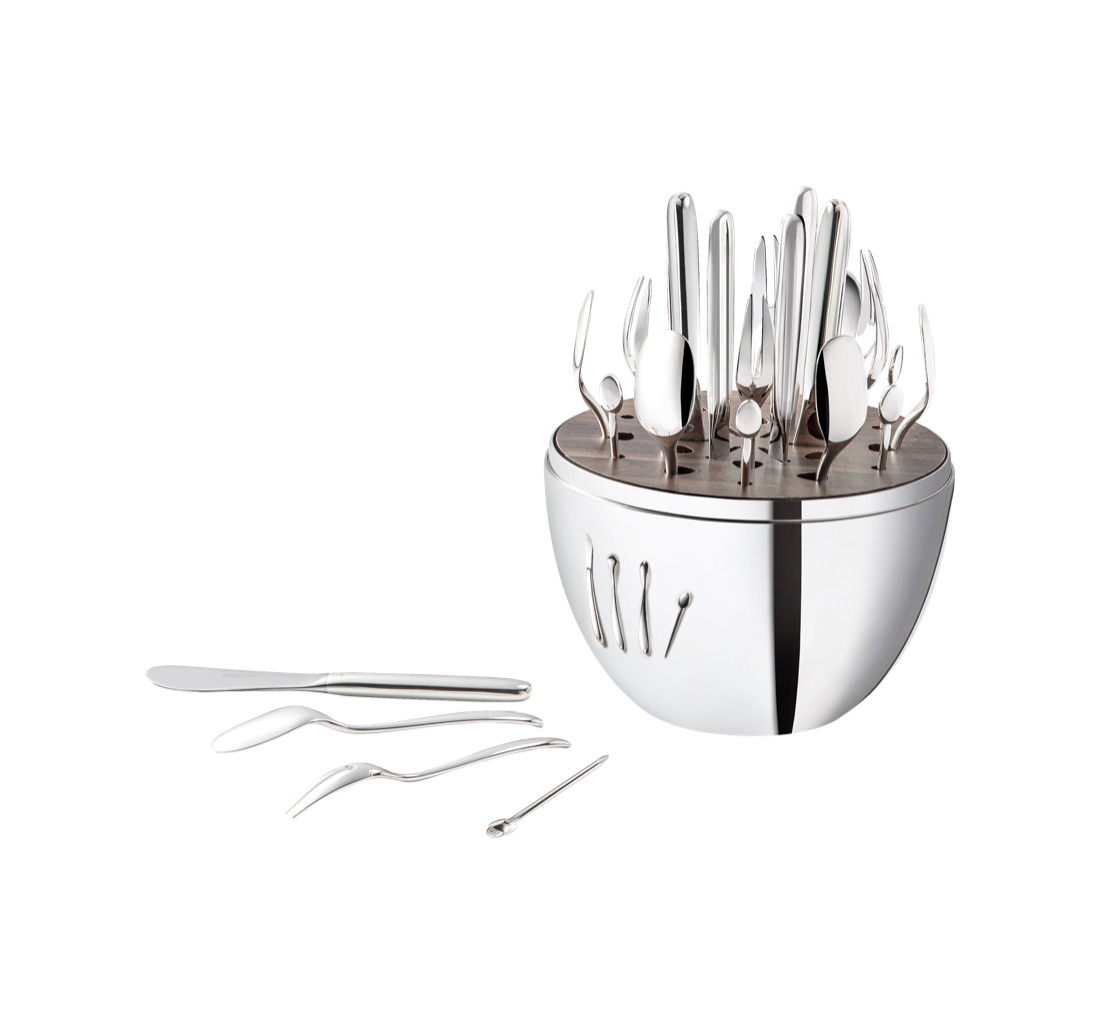 Christofle Set Of Aperitif Flatware For 6 Persons 24 Pieces Mood Par