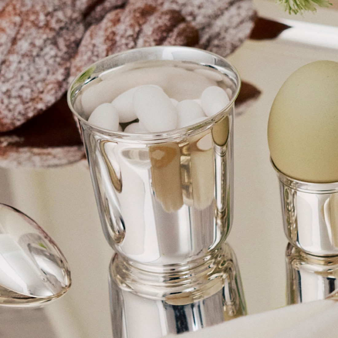 Christofle Baby Cup Nathalie Sterling Silver