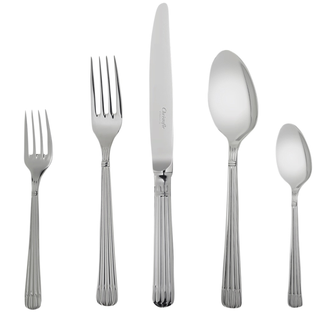 Christofle Flatware Set For 12 People 110 Pieces Imperial Chest Os
