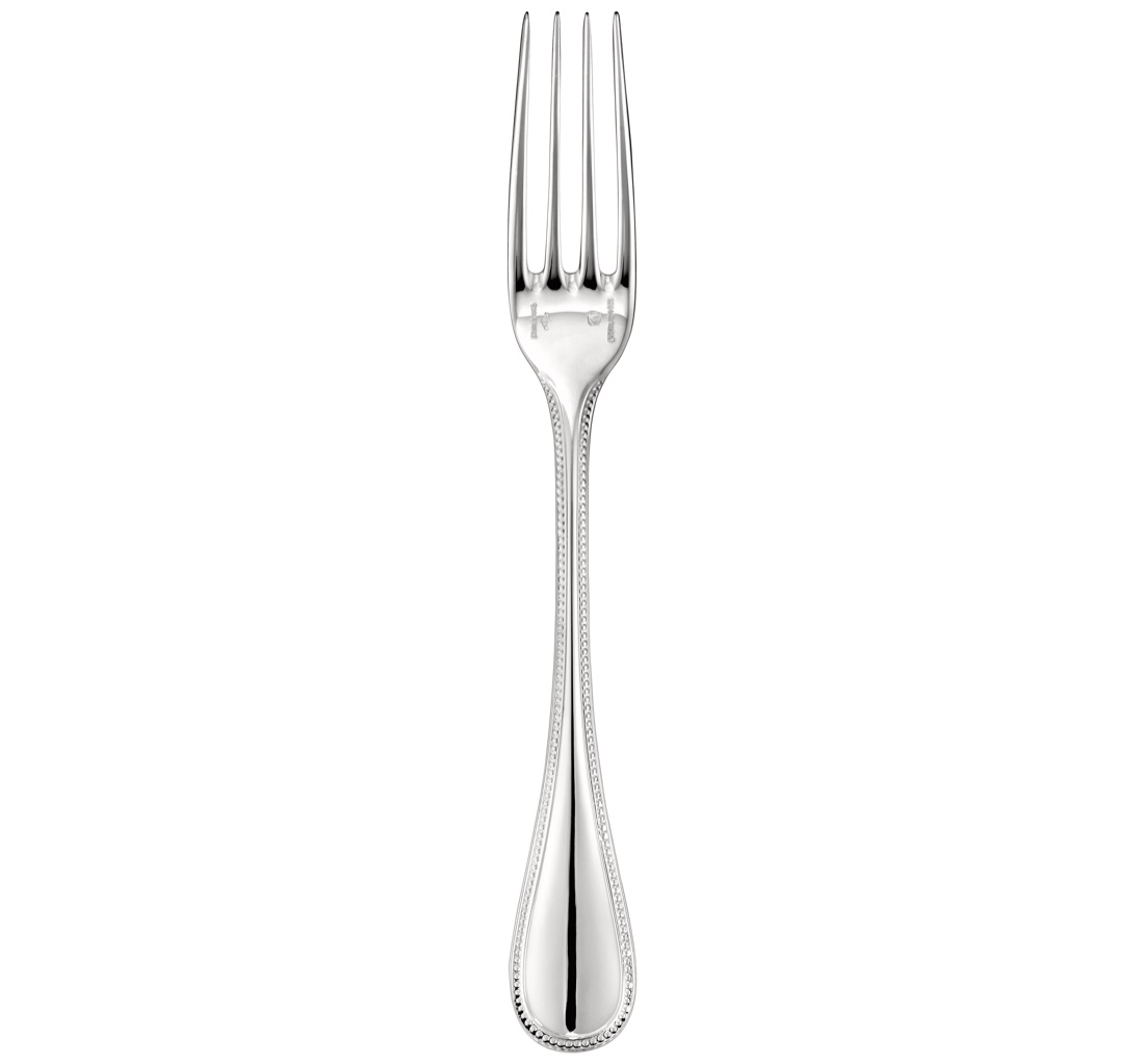 Christofle Dinner Fork Perles Sterling Silver