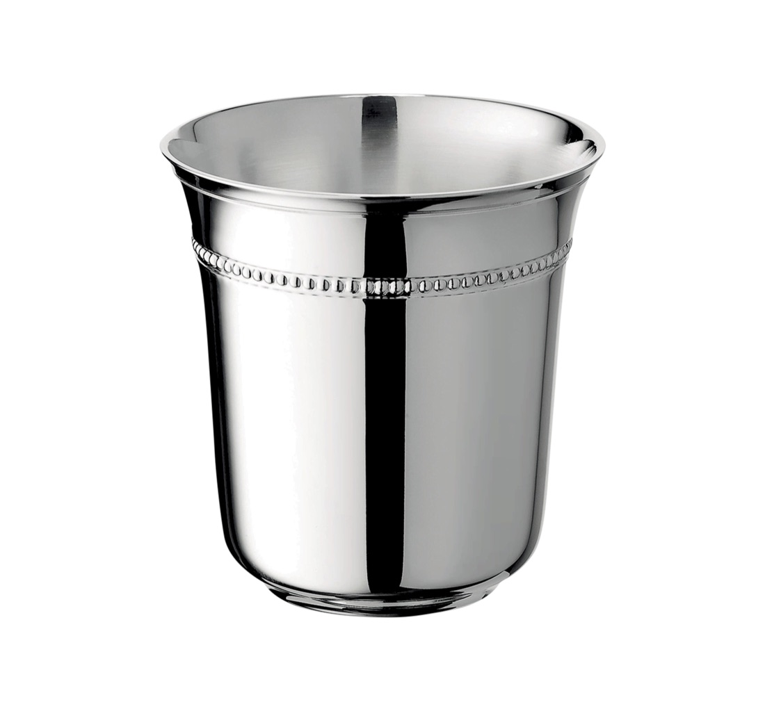 Christofle Baby Cup Perles Sterling Silver