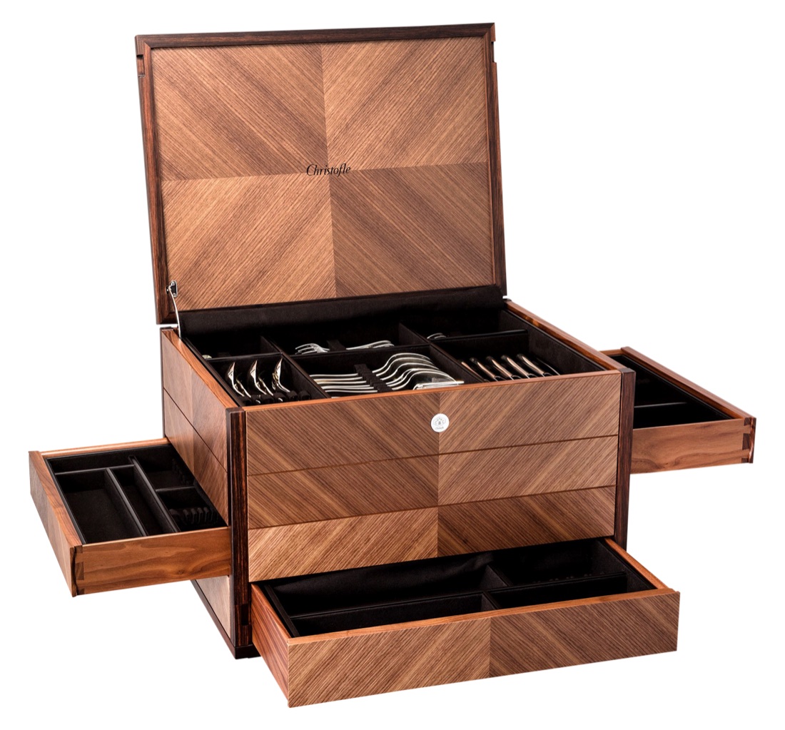 Christofle Flatware Chest For 165 Piece Flatware Set Prestige