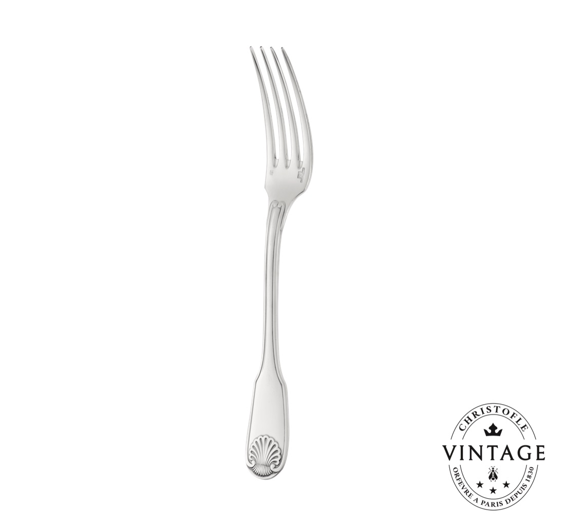 Christofle Flatware Set For 6 People 24 Pieces Vendome Silvered Vintage