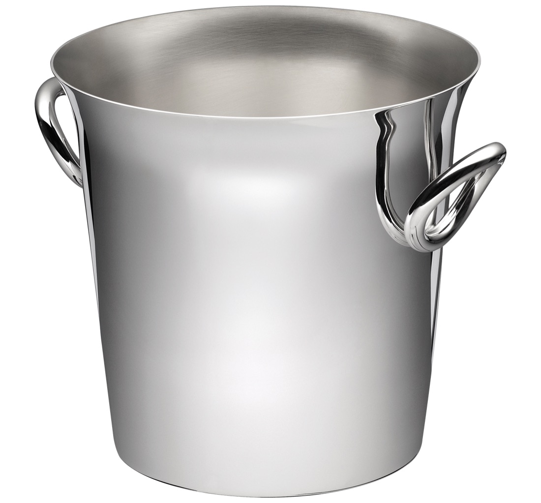 Christofle 2 Bottle Champagne Bucket Vertigo Silver Plated
