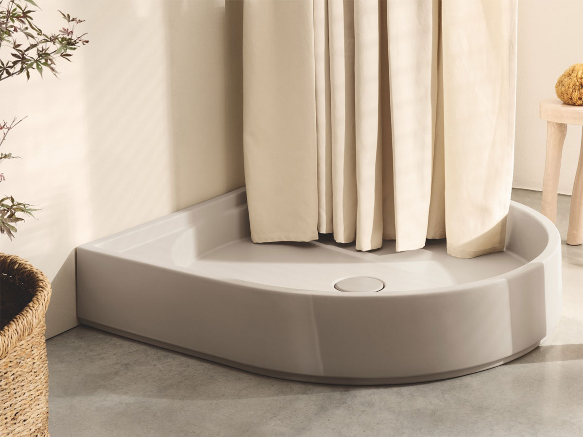 Cielo Augusto Shower Tray With Shower Rod