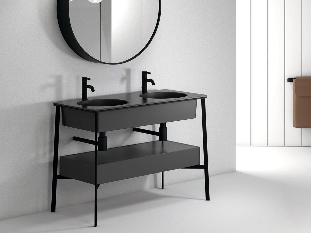 Cielo Catino Doppio Washbasin With Drawer