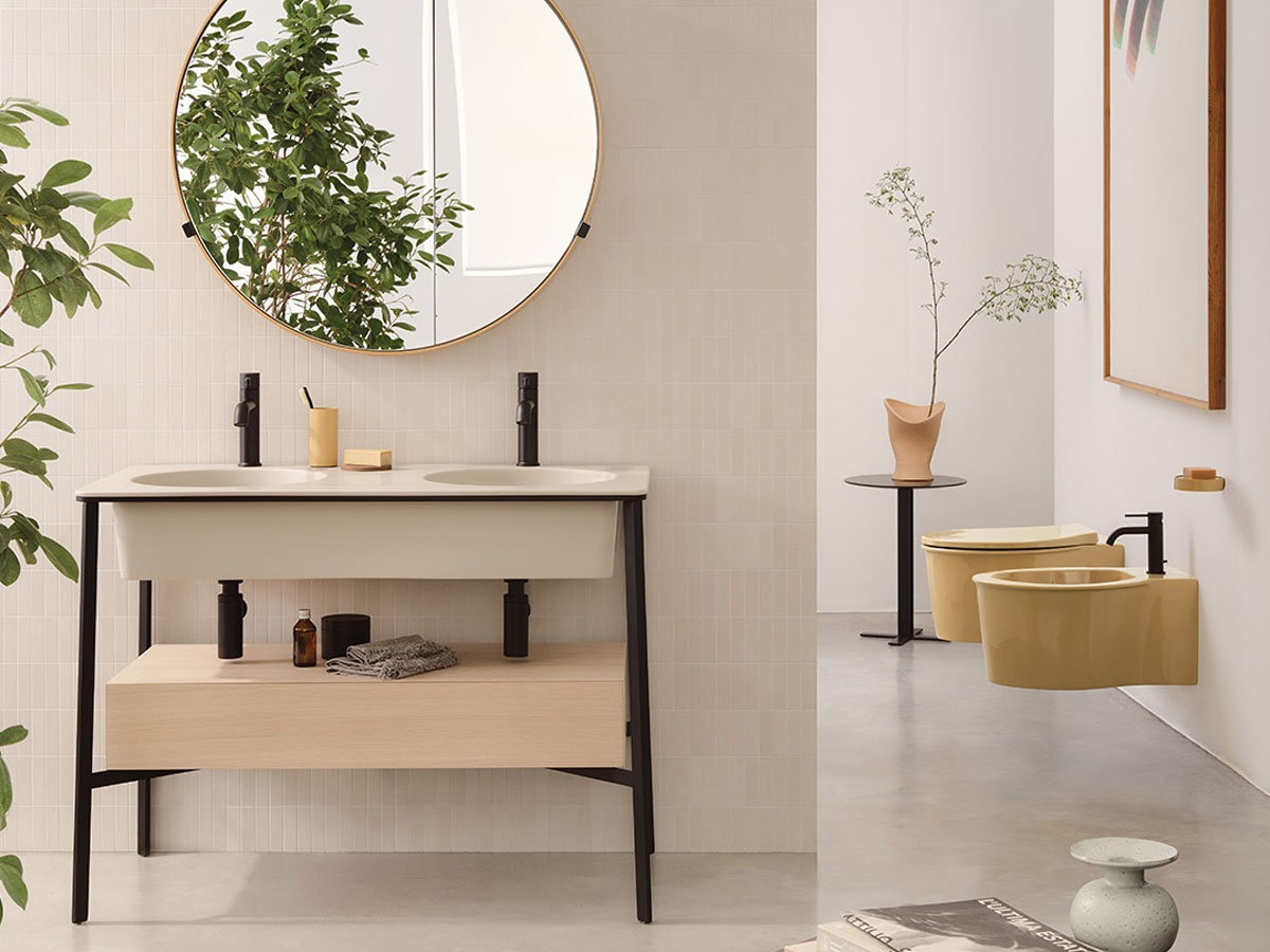 Cielo Catino Doppio Washbasin With Drawer