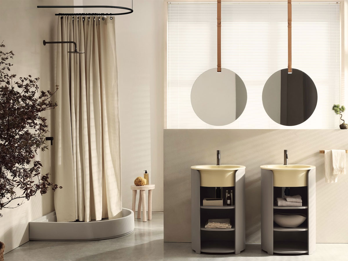 Cielo I Catini Mirror With Leather Belt
