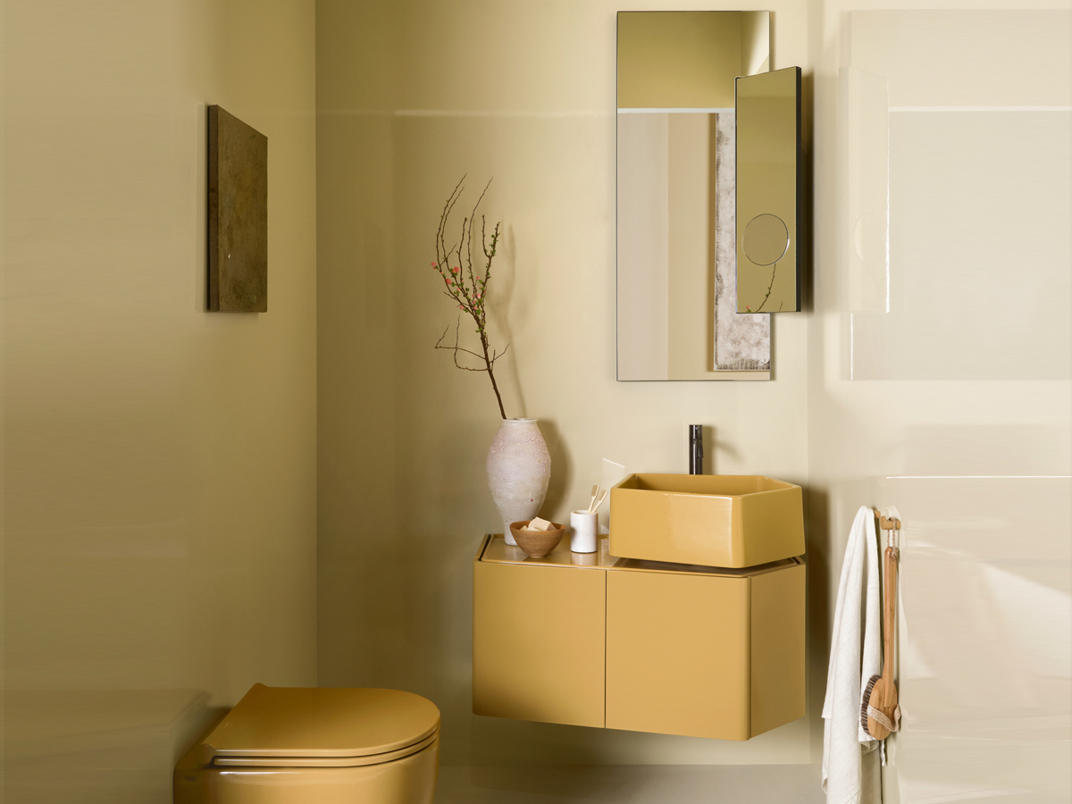Cielo Kanto Cabinet With Washbasin 87