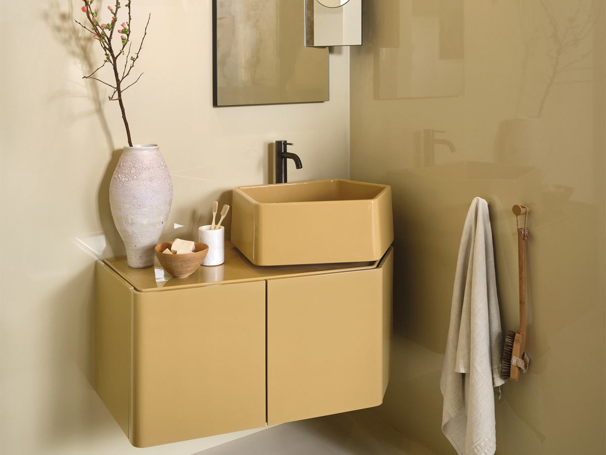 Cielo Kanto Cabinet With Washbasin 87