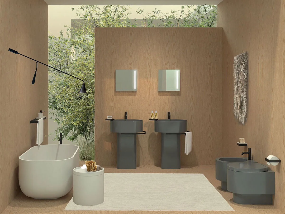 Cielo Otis Pedestal Washbasin