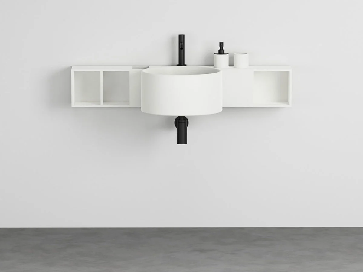 Cielo Sella Wall Hung Washbasin With Cabin