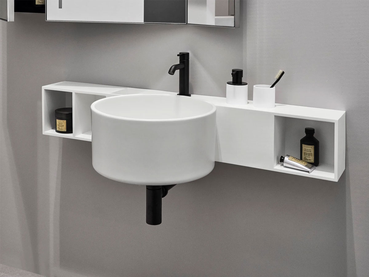 Cielo Sella Wall Hung Washbasin With Cabin