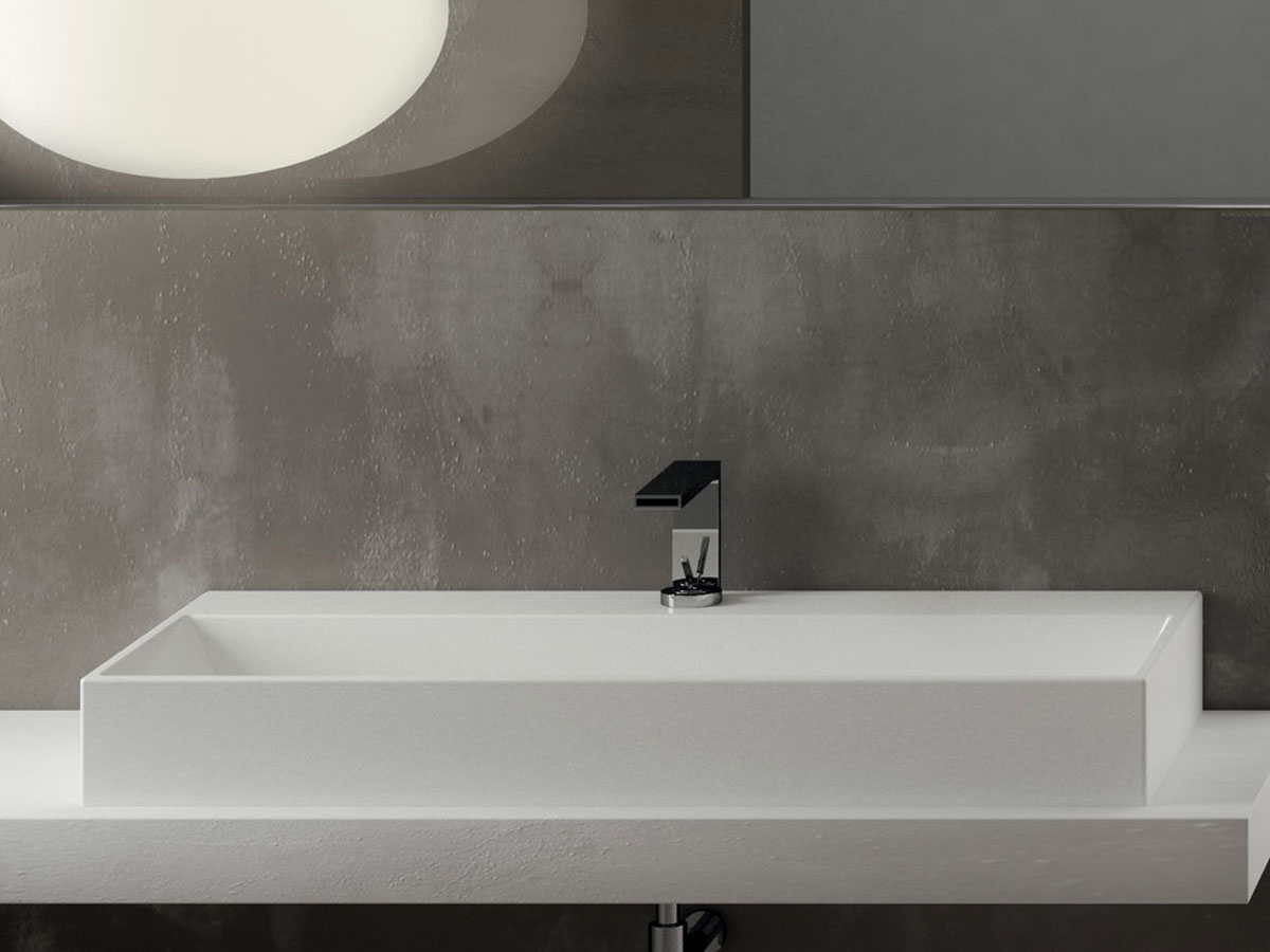 Cielo Smile Rectangular Washbasin 100
