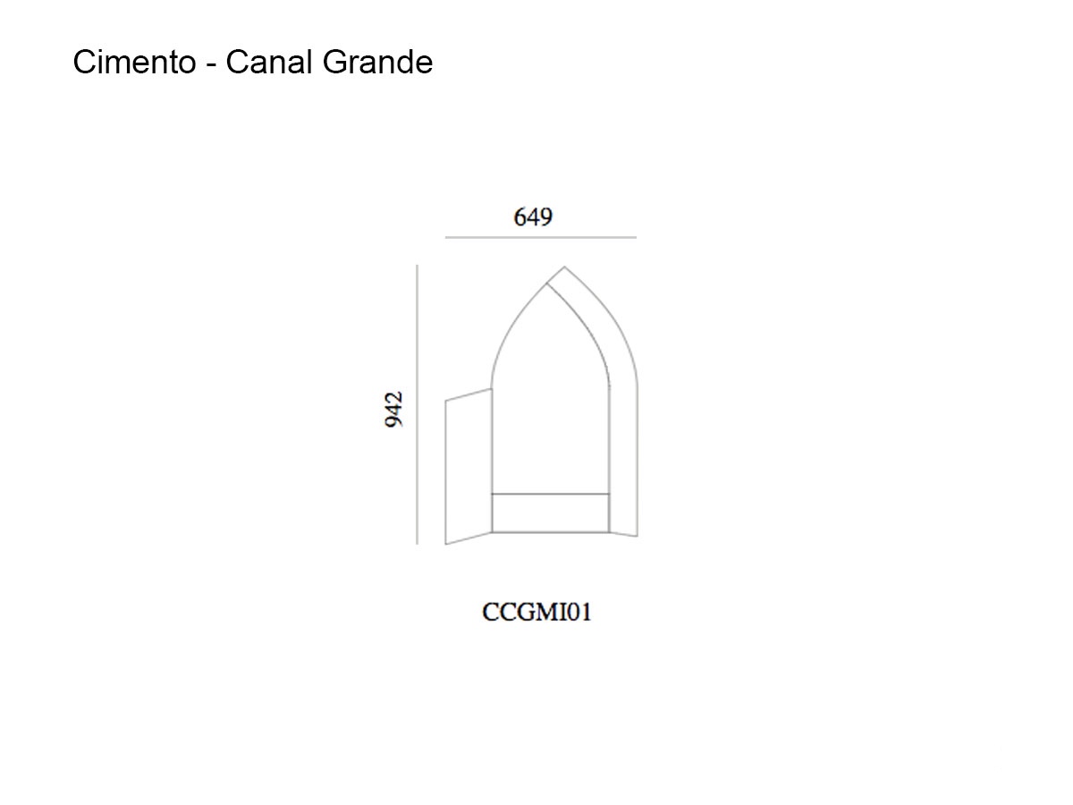 Cimento Canal Grande Mirror Ccgmi01