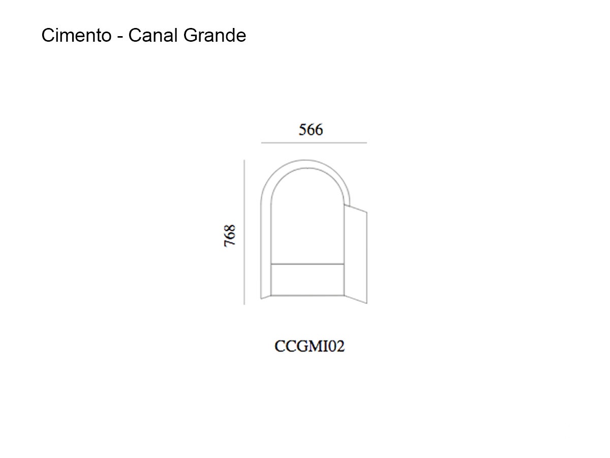 Cimento Canal Grande Mirror Ccgmi02