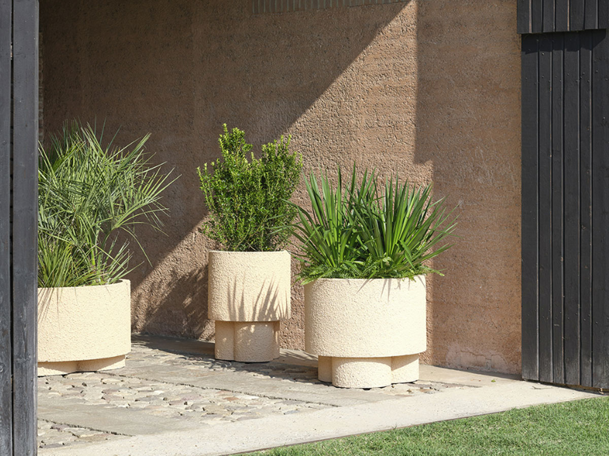 Cimento Erasmo Vase Irregular Base