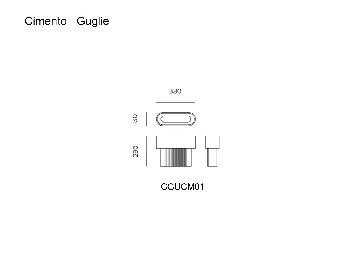 Cimento Guglie Vase Cgucm01