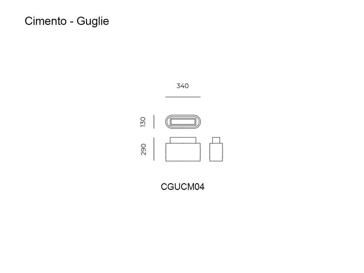 Cimento Guglie Vase Cgucm04