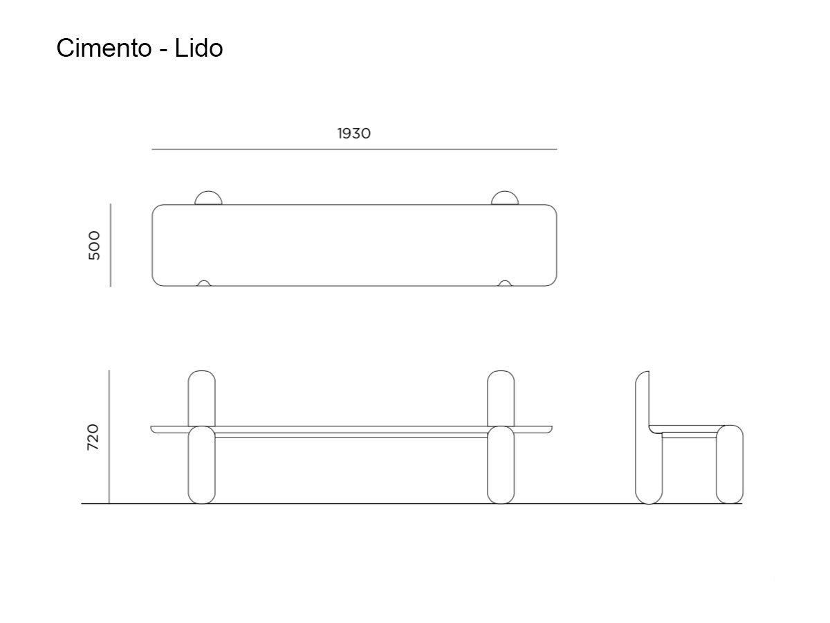 Cimento Lido Bench