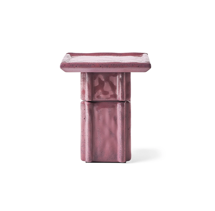 Cimento Riva Side Table H 50 Cm