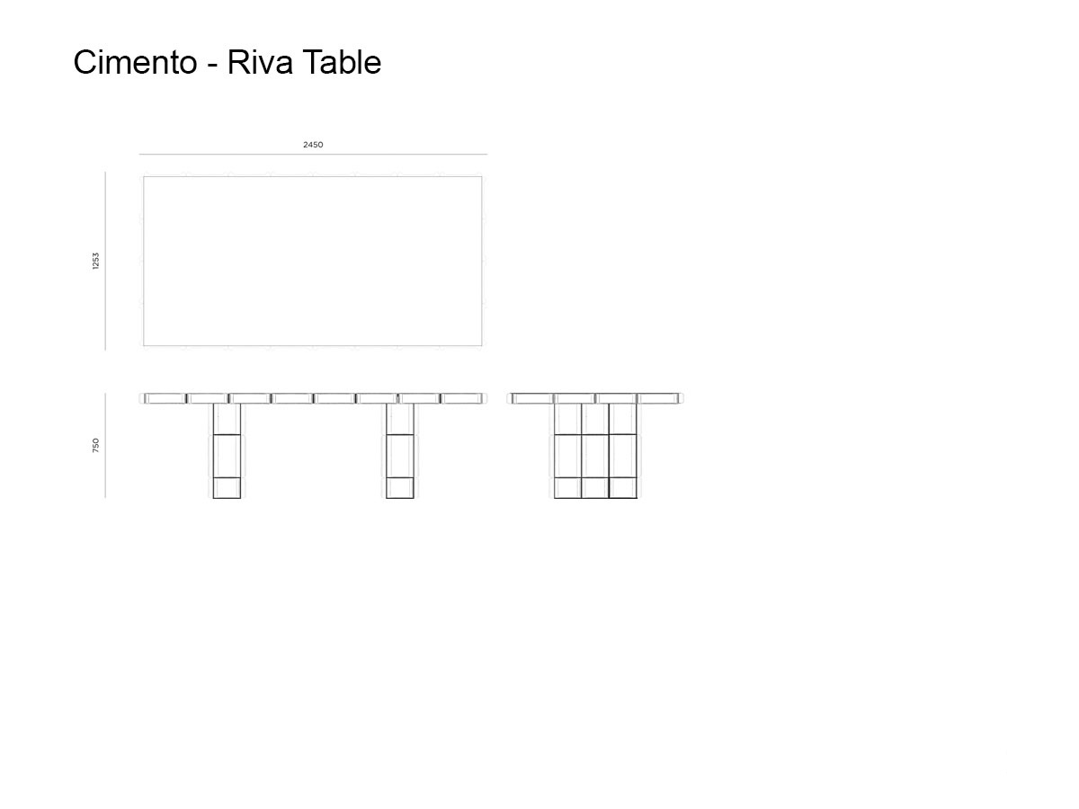Cimento Riva Table