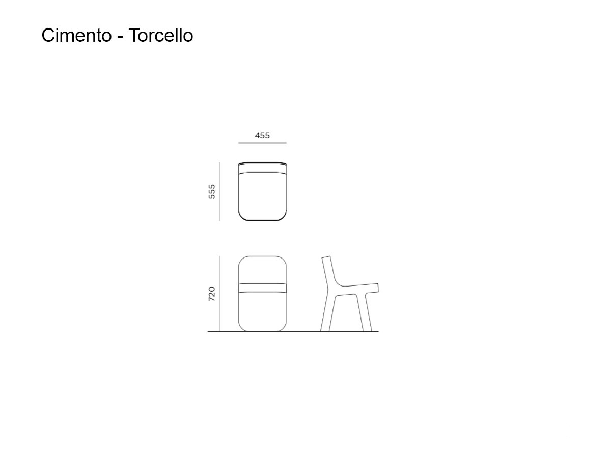 Cimento Torcello Chair